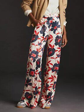 Anthropologie Corey Lynn Calter Printed Wide-Leg Pants
